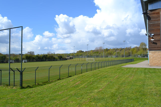 Floodlit pitch